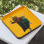 Preview: Gangzai Vide Poche, Karaté Courge, Mini Tablett, quadratisch, Lack mehrfarbig